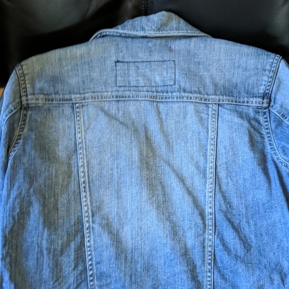 Women's Eddie Bauer jeans jacket size medium great - Picture 6 of 6